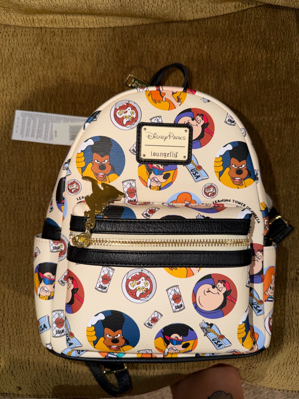 Disney Parks x Loungefly goofy movie backpack